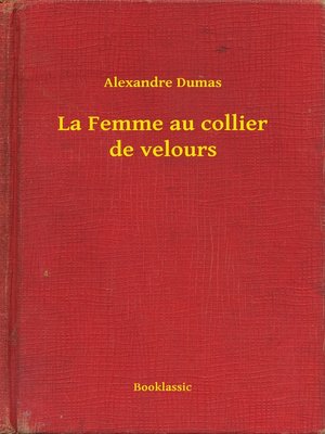 cover image of La Femme au collier de velours